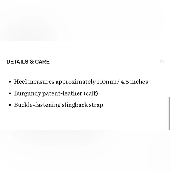 SAINT LAURENT Lee embellished patent-leather slingback pumps Color: Burgundy - Picture 13 of 13